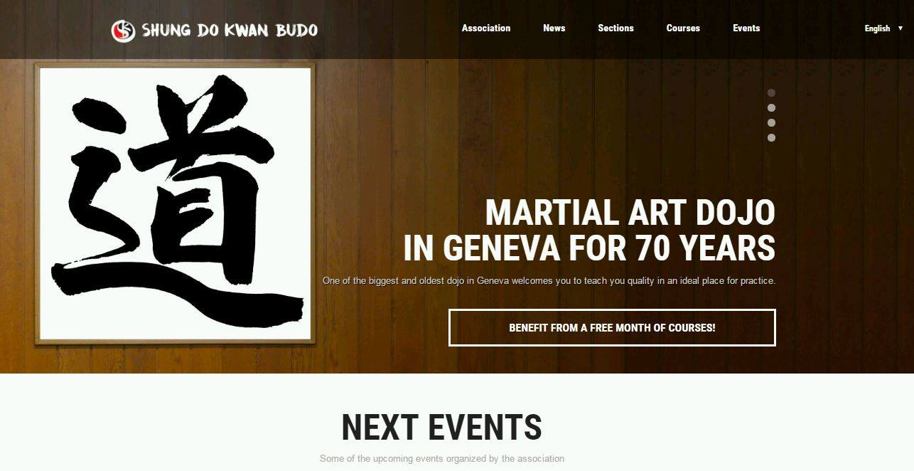 Arts martiaux à Genève : Site multilangue