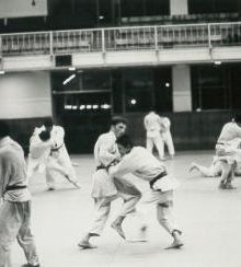  - 1976 - Entrainement de Judo au Kodokan, Tokyo.