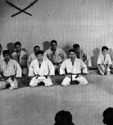  - 1957 - Visite des Me Mochizuki et Alcheik à l'invitation de Me Kondo, peu après l'installation dans nos locaux au 5 de la rue Liotard.