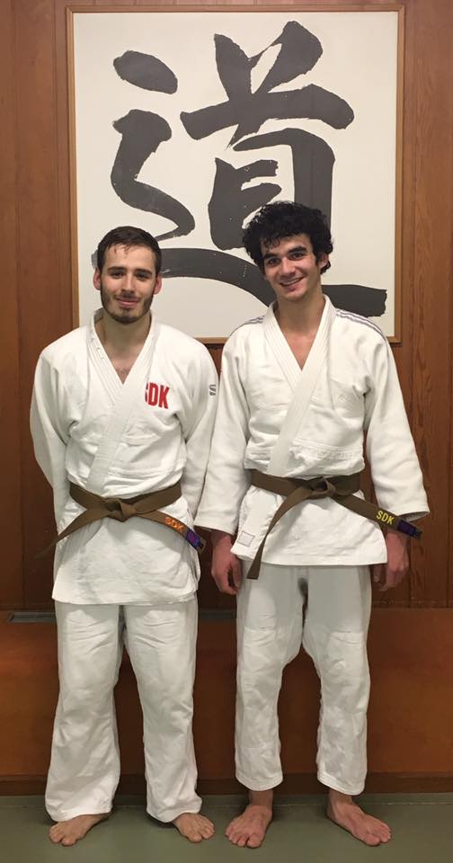 Arts martiaux à Genève : Luca et Nathan 1er Kyu