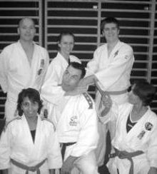  - 2004 - Le Team Jujutsu : François, Carmen, Christophe, Sujiva, Patrick et Milica